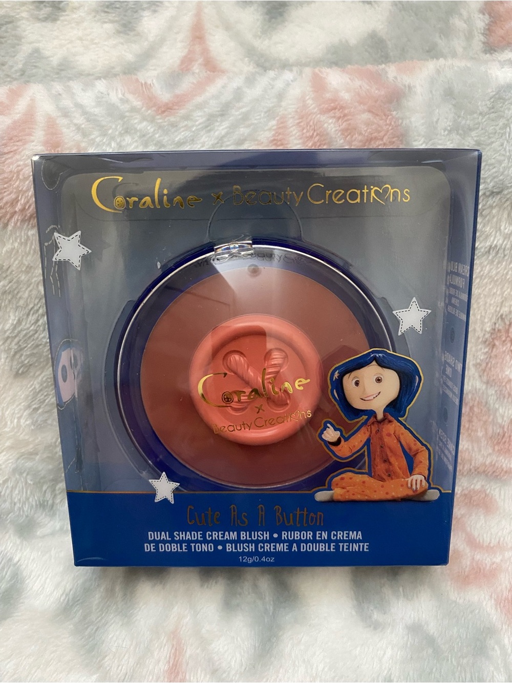 Coraline x Beauty Creations Cute As A Button Dual Shade Cream Blush